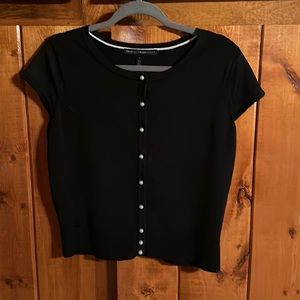 Women’s pearl button down cardigan